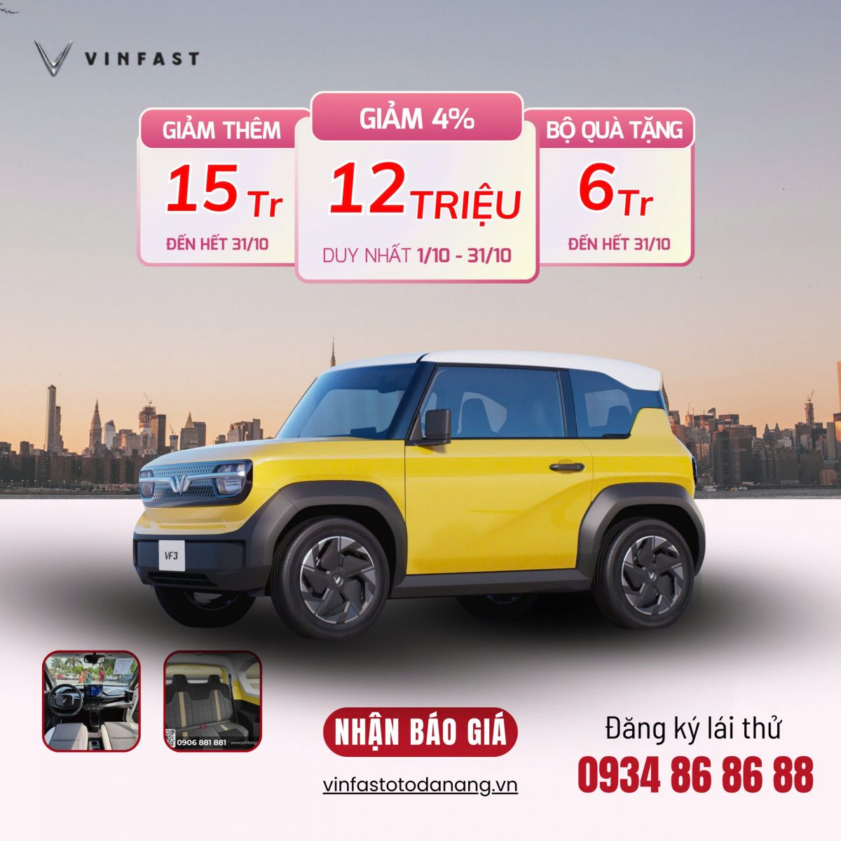VF 3 là dòng xe bán chạy nhất của VinFast từ đầu năm.