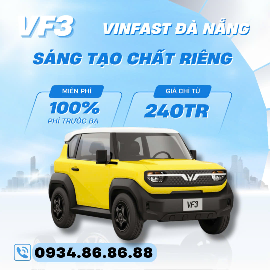 Vinfast VF3 Sẵn Xe Giao Ngay